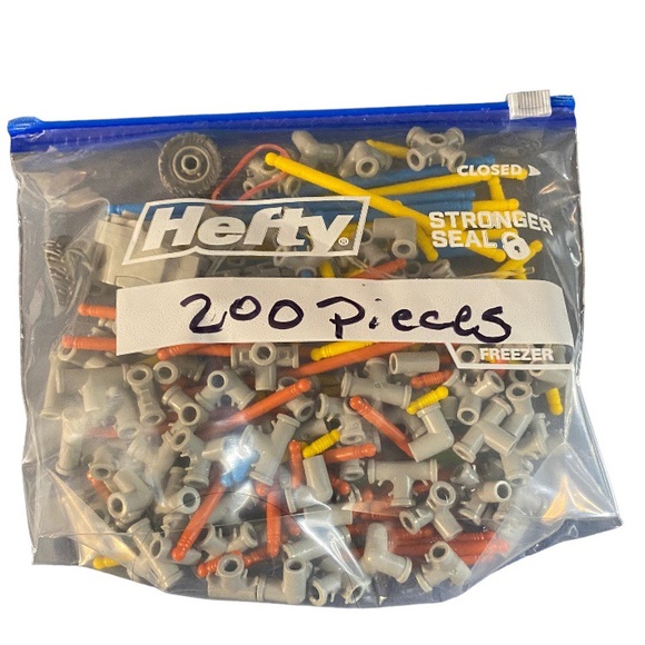 Hex Bug JUNKBOTS FIGURE PARTS Drive Light Modules 200 Pc LOT Power Plant Pipes - Picture 8 of 8